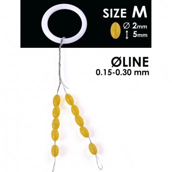 Стопоры резиновые SALMO RUBBER BARREL STOPS р.002M 10шт. Стопоры резиновые SALMO RUBBER BARREL STOPS р.002M 10шт.